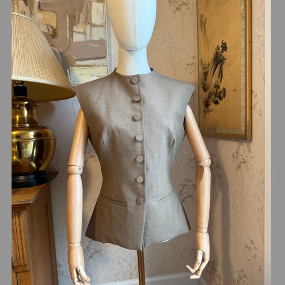 Zara Tops - ZARA BUTTONED PLAID TOP